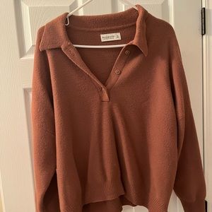 Abercrombie & fitch collard neck sweater
